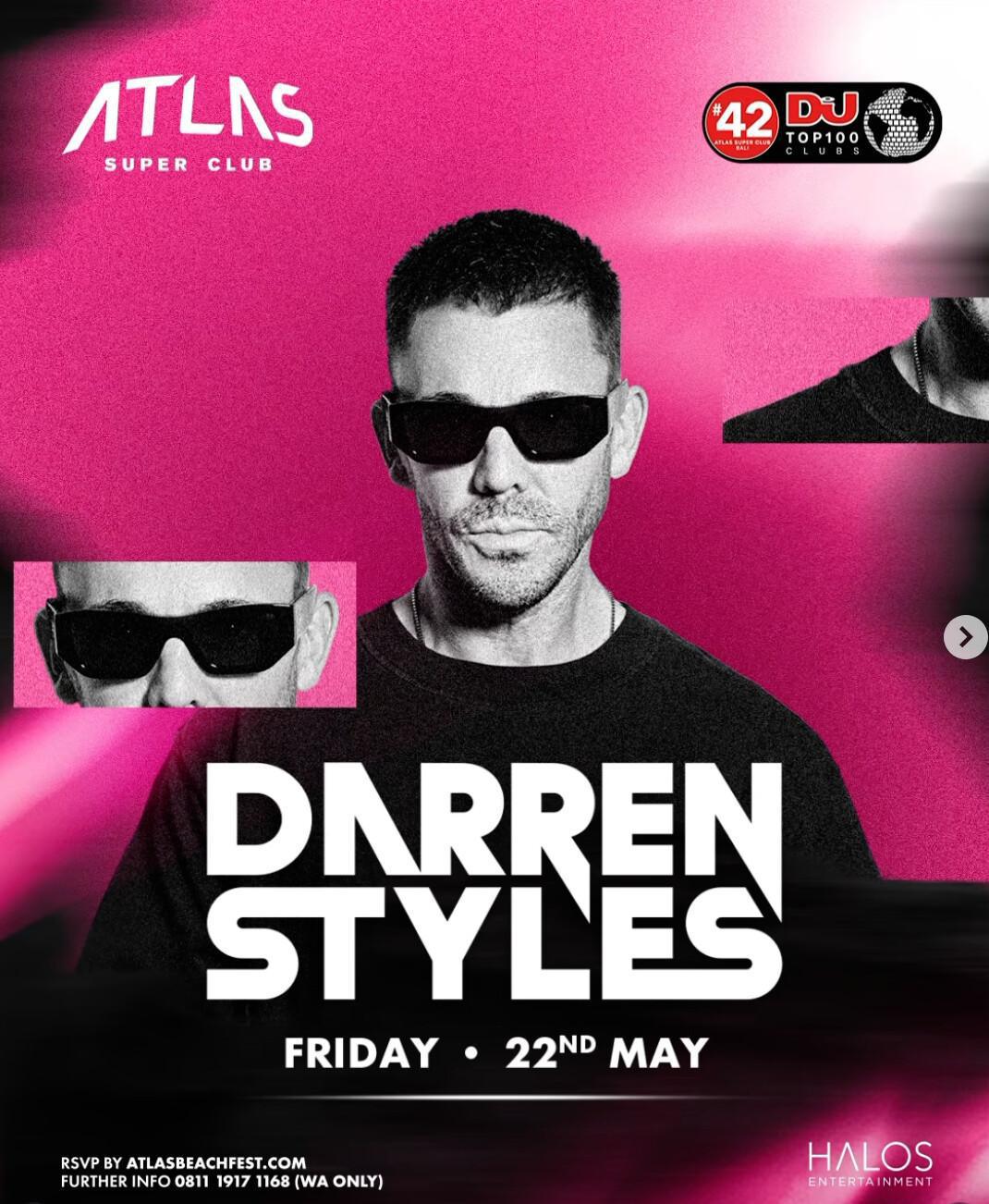 Darren Styles DJ at Atlas Super Club Darren Styles DJ at Atlas Super Club