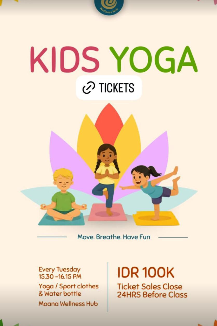 Kids yoga Bali at Moana Wellness Hub