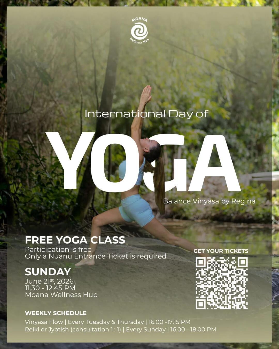 International Day of Yoga 2026 at Moana Wellness Hub