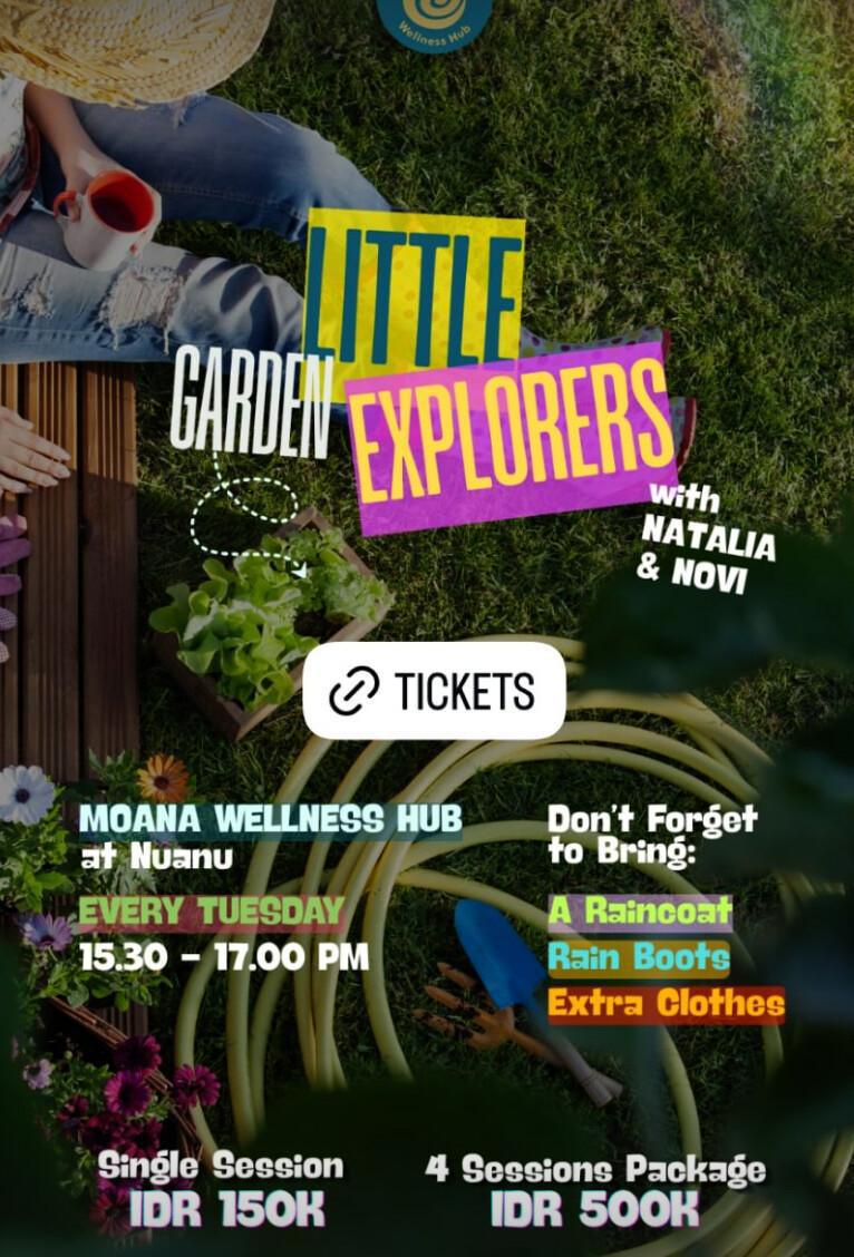 Little Garden Explorers Bali kids workshop at Moana Wellness Hub