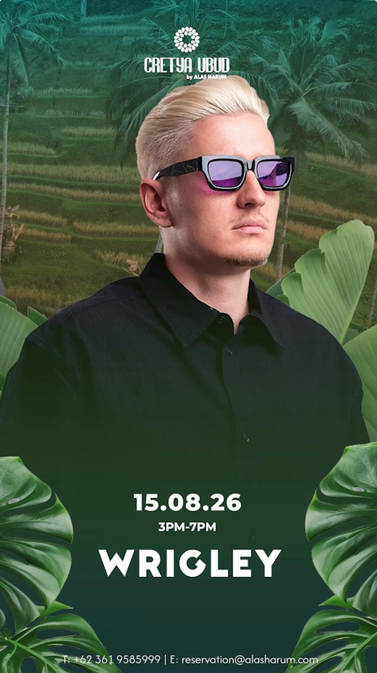 DJ Wrigley at Cretya Ubud