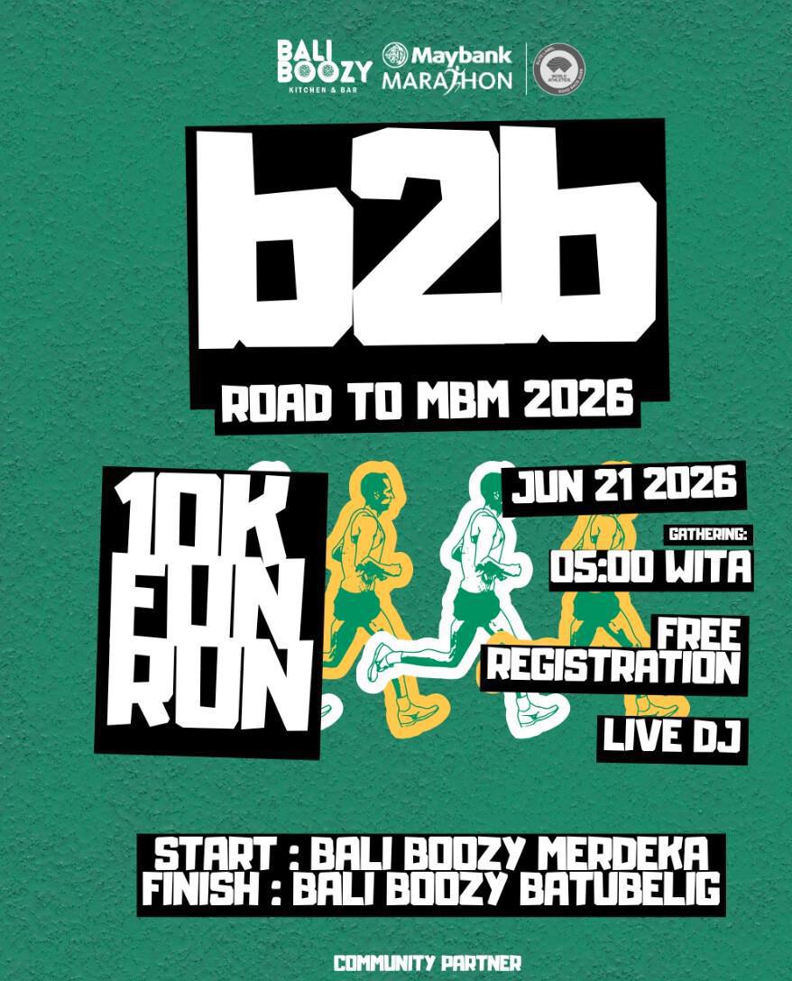 Morning Run at Bali Boozy Kitchen and Bar Morning Run at Bali Boozy Kitchen and Bar