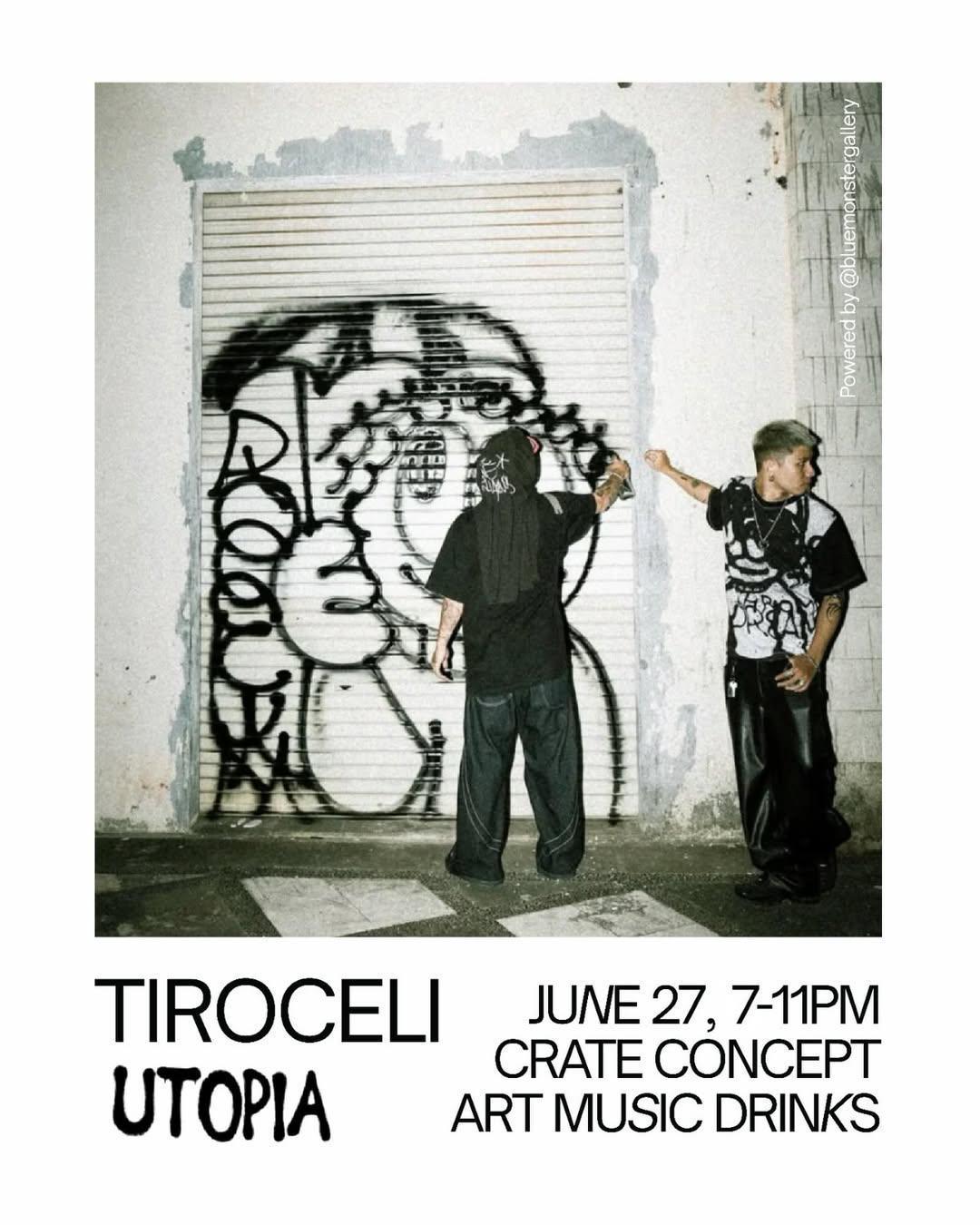 TIROCELI SOLO EXHIBITON “UTOPIA” at Crate Concept TIROCELI SOLO EXHIBITON “UTOPIA” at Crate Concept