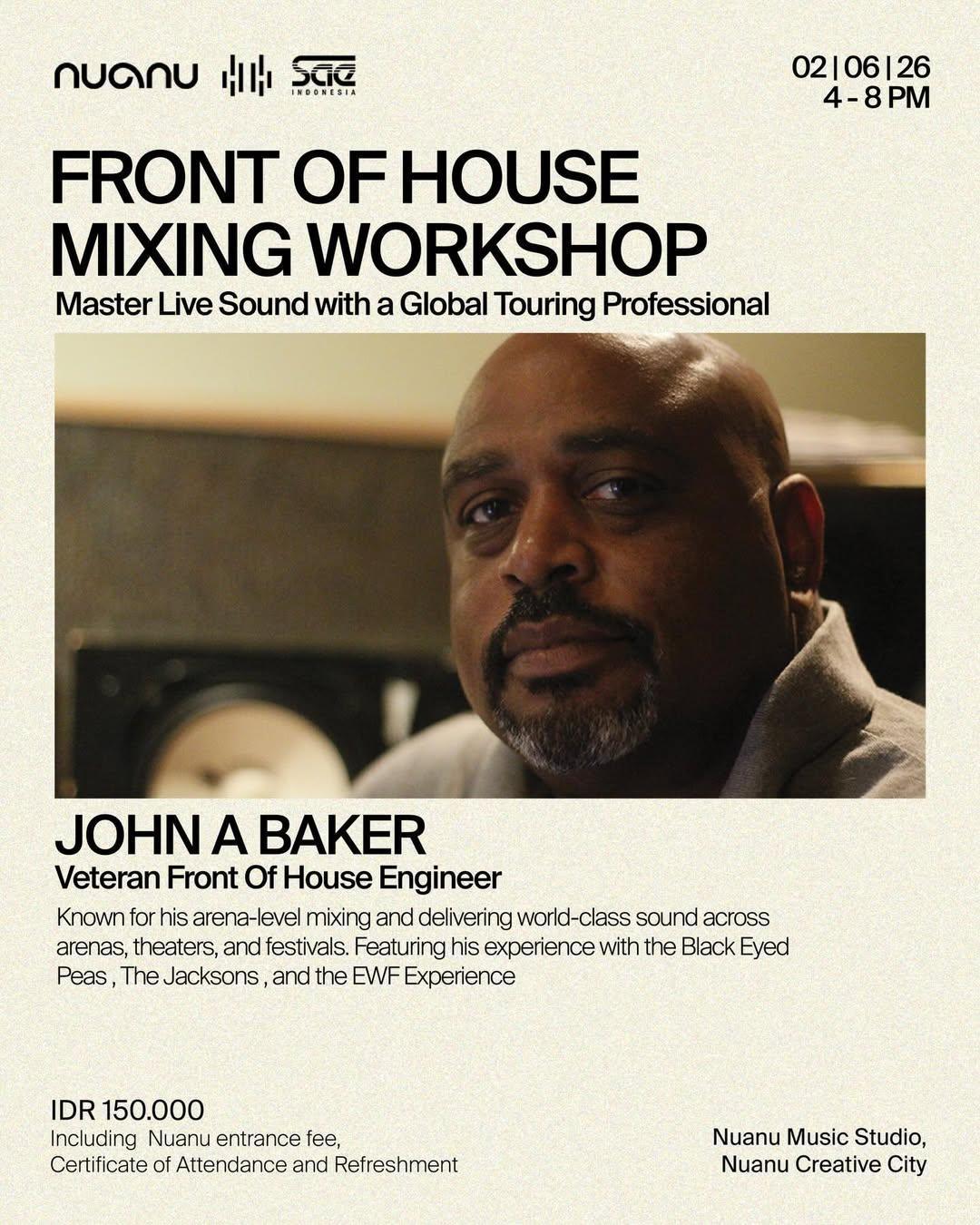 Front of House Workshop at Nuanu Music Studio