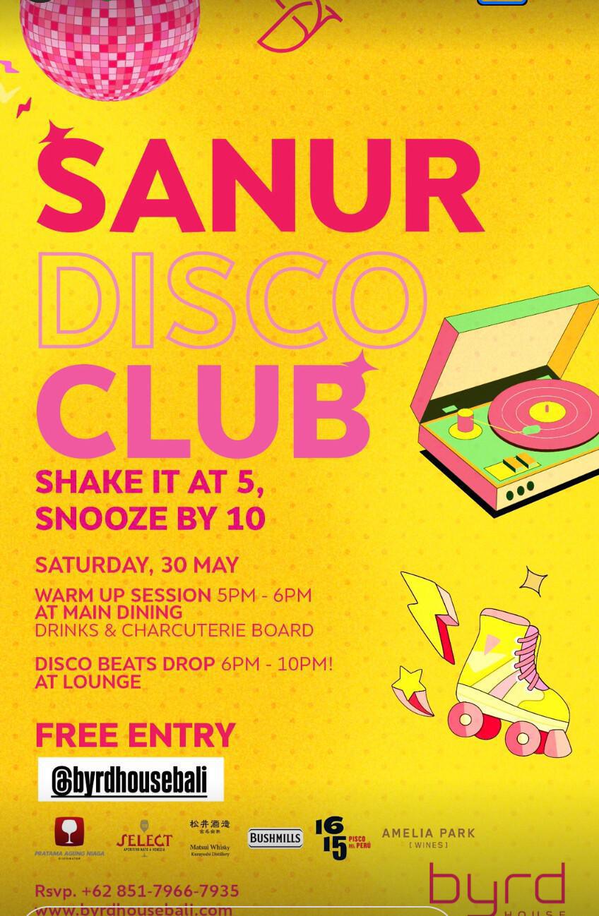 Sanur disco party at Byrd House