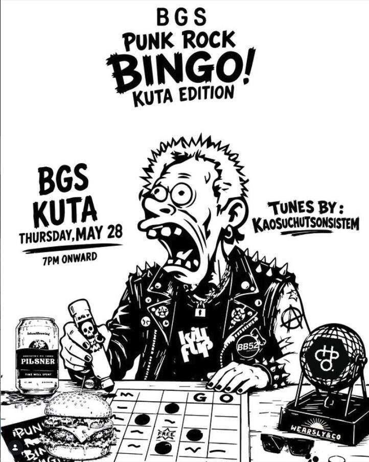Punk Rock Bingo at BGS Kuta