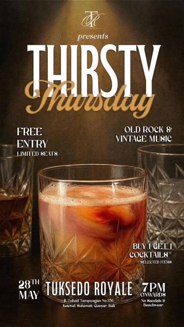 Thirsty Thursday at Tuksedo 
