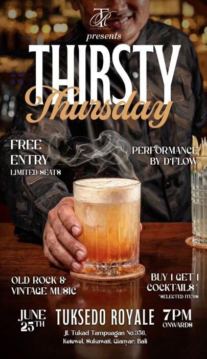 Thirsty Thursday at Tuksedo Thirsty Thursday at Tuksedo