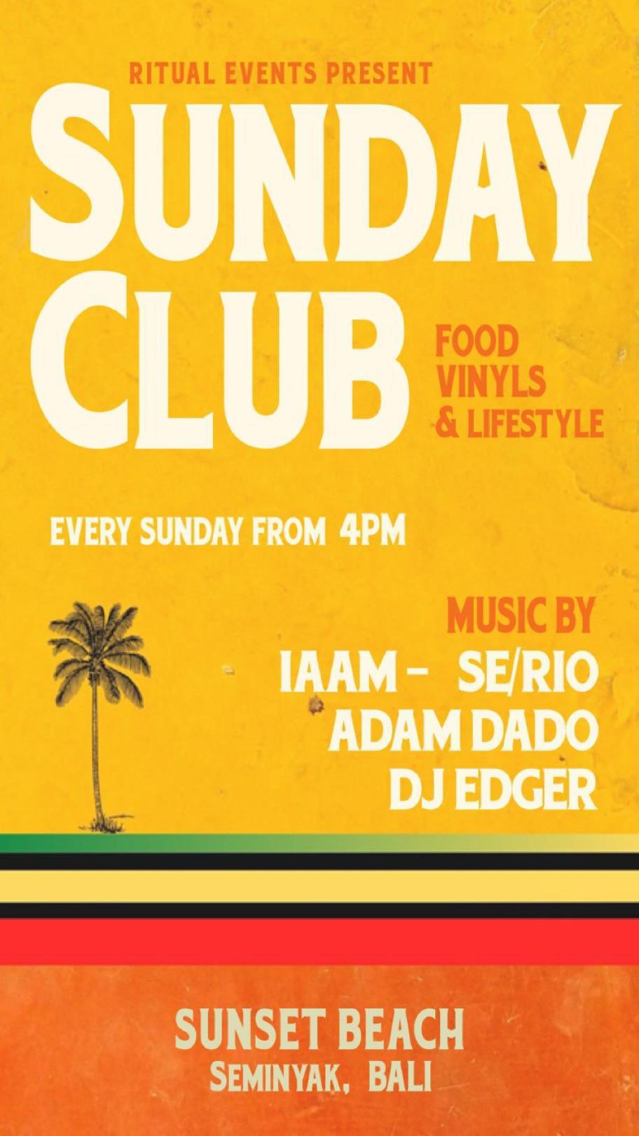 Sunday Club at SUNSET BEACH BALI 