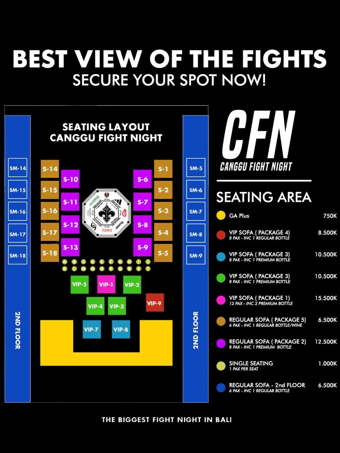 Canggu Fight Night at Atlas Super Club