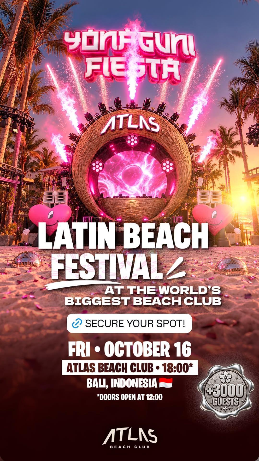 Latin Beach Festival at Atlas Beach Club