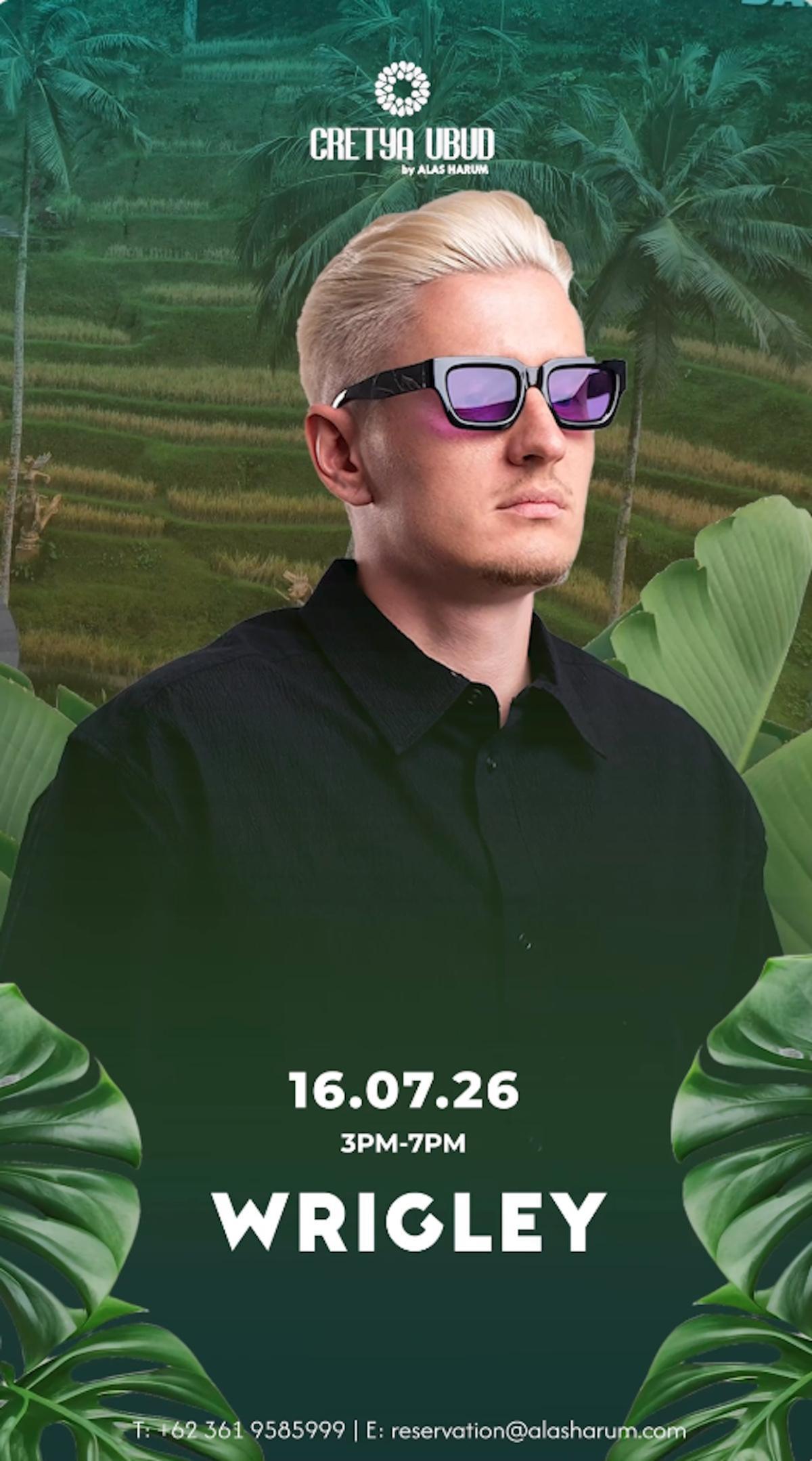 DJ Wrigley at Cretya Ubud