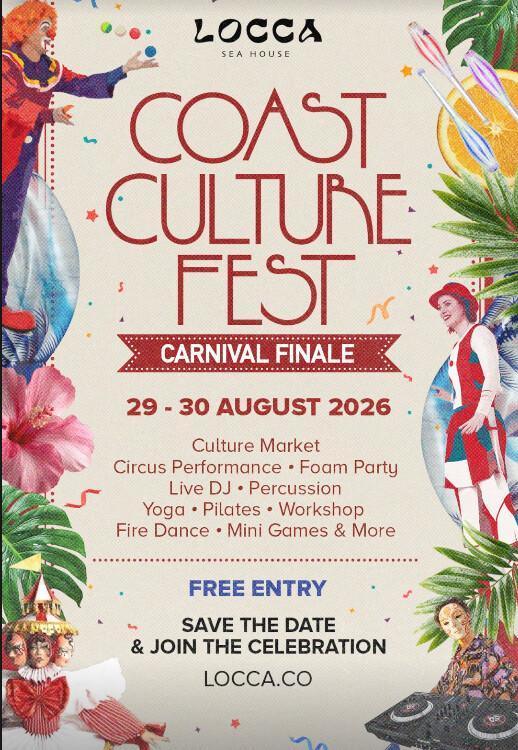 COAST CULTURE FEST CARNIVAL FINALE at Locca Bali