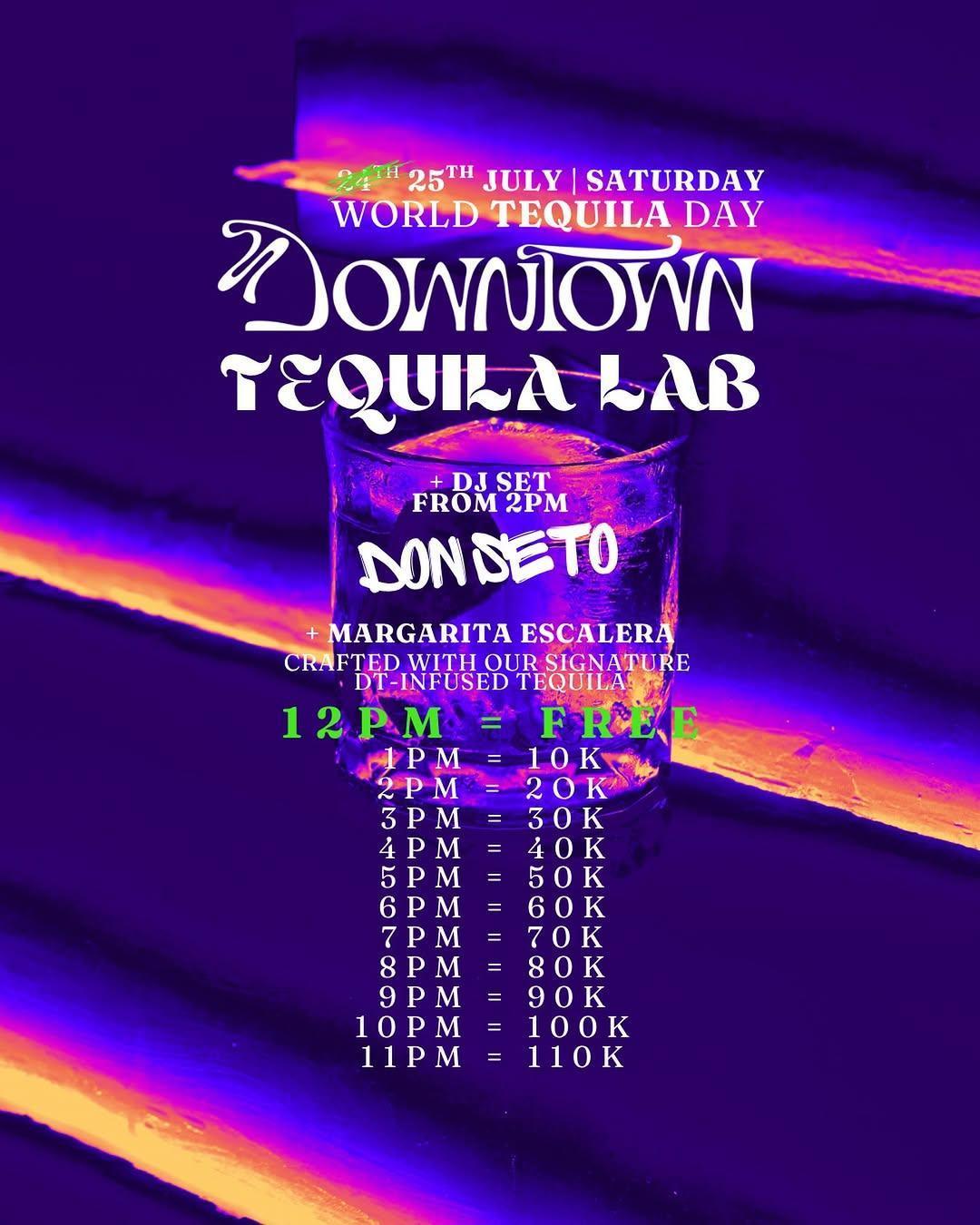 World Tequila Day ft. Dominic Toseto at Downtown Ku World Tequila Day ft. Dominic Toseto at Downtown Ku