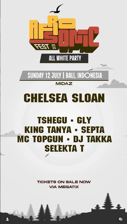 Afrosonic Fest All White Party at Midaz Bali