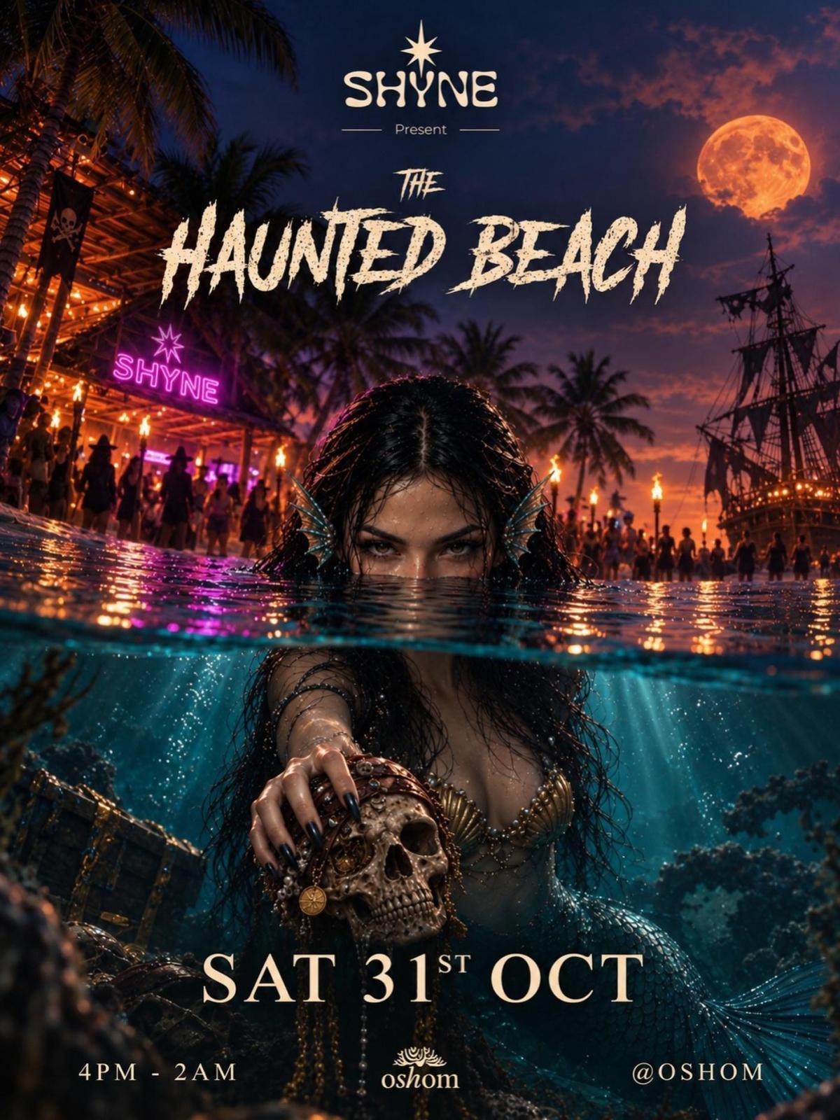 Halloween: Oshom x Shyne — The Haunted Beach at Oshom Bali Halloween: Oshom x Shyne — The Haunted Beach at Oshom Bali