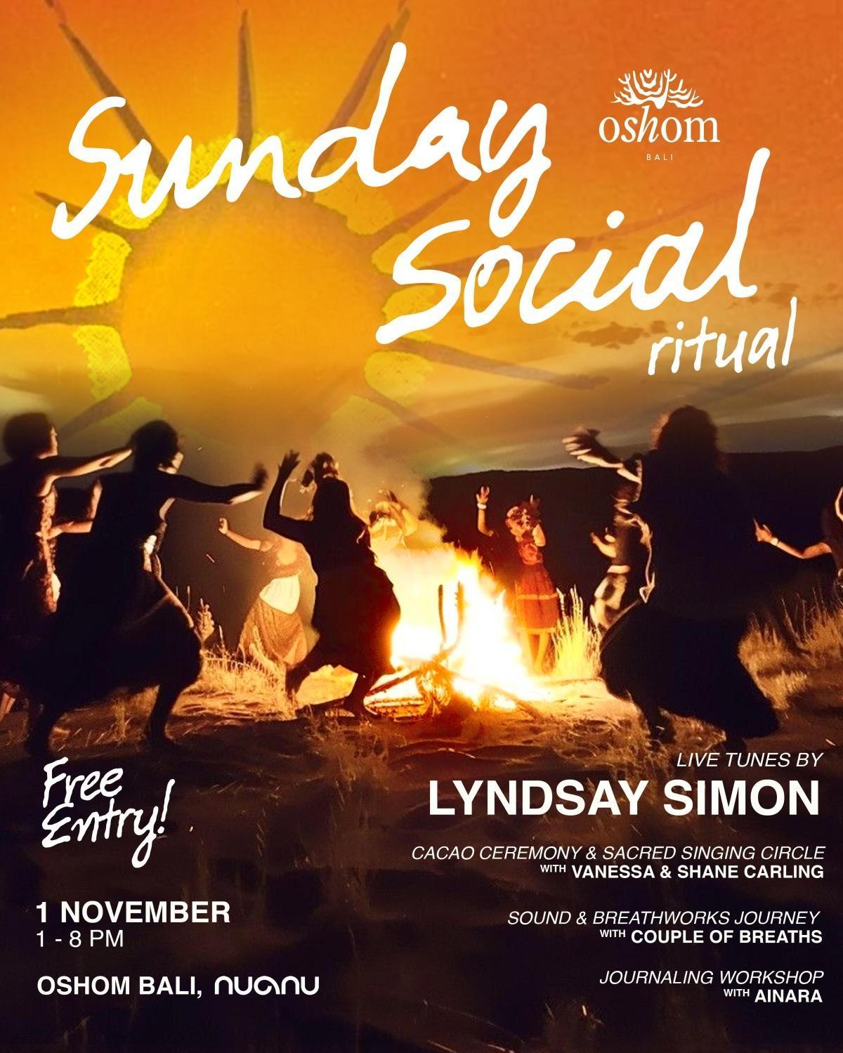 The SUNday Social Ritual at Oshom Bali The SUNday Social Ritual at Oshom Bali