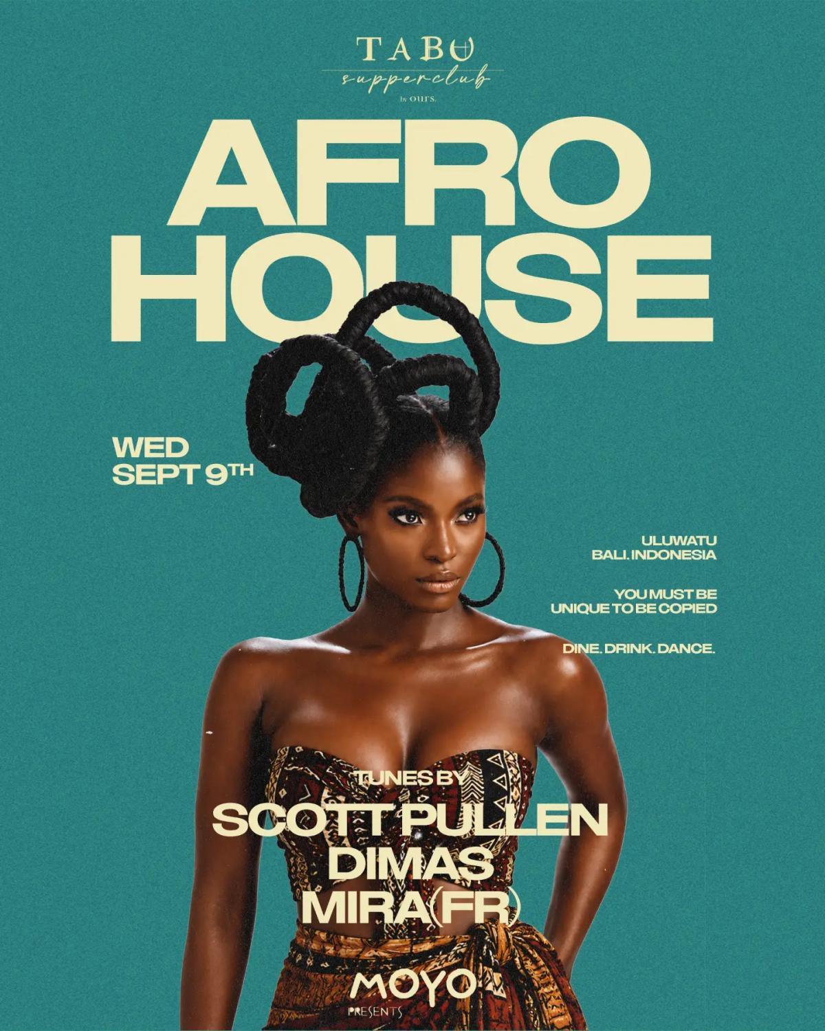 Afro House at Tabu Bali