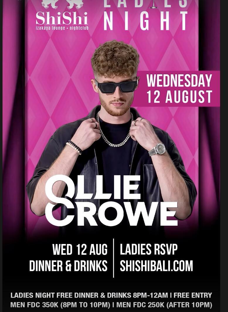 OLLIE CROWE at Shishi