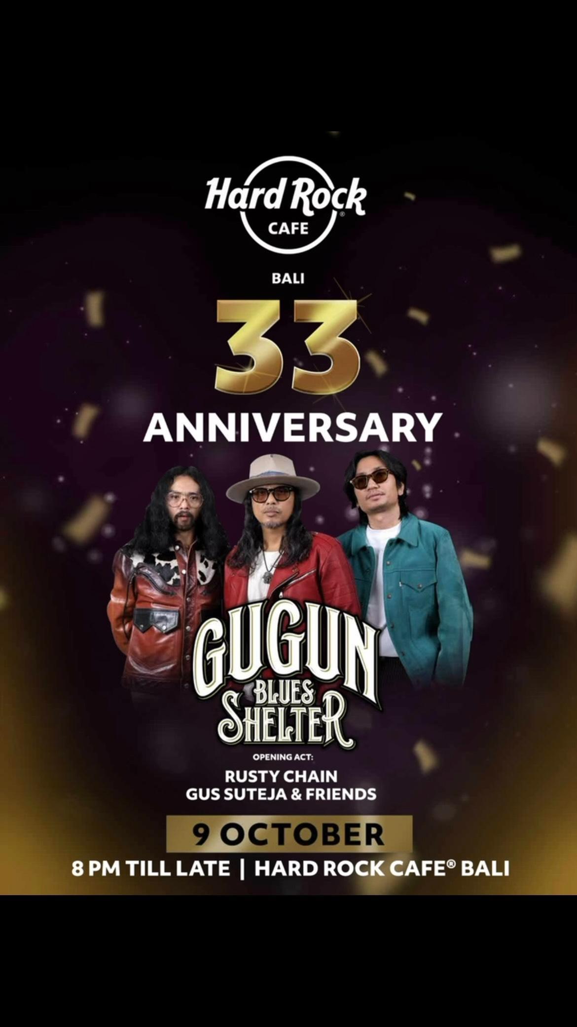 Hard Rock Cafe Bali 33rd Anniversary Hard Rock Cafe Bali 33rd Anniversary