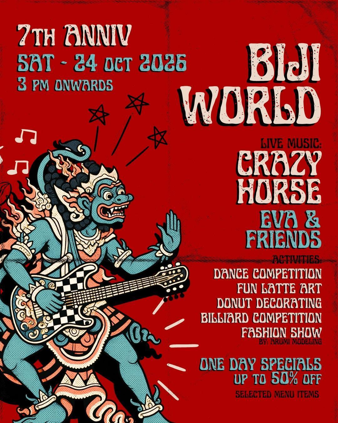 7 Years of Biji World Anniversary 7 Years of Biji World Anniversary