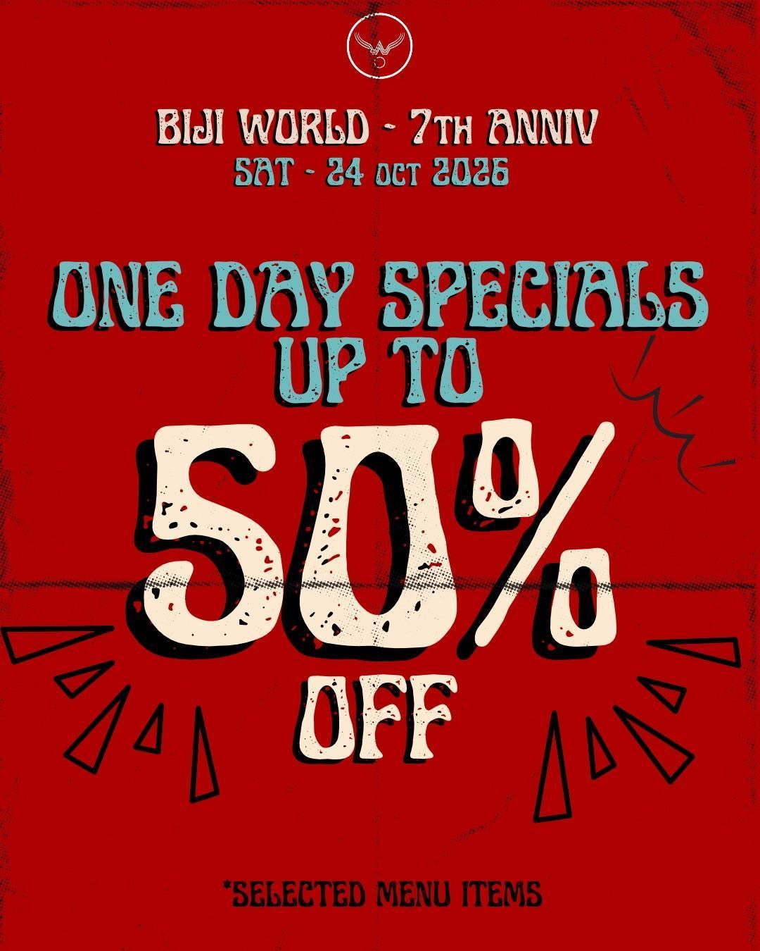 Biji World 7th Anniversary Biji World 7th Anniversary