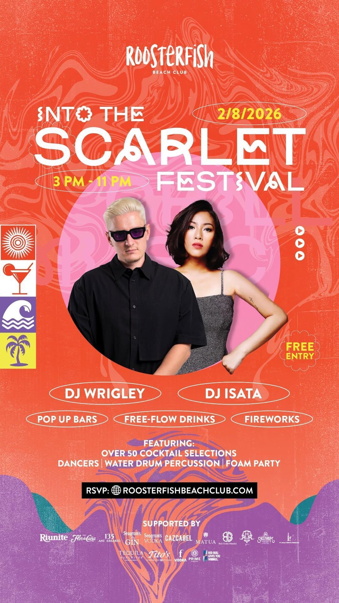 Into The Scarlet Festival at Roosterfish Beach Club