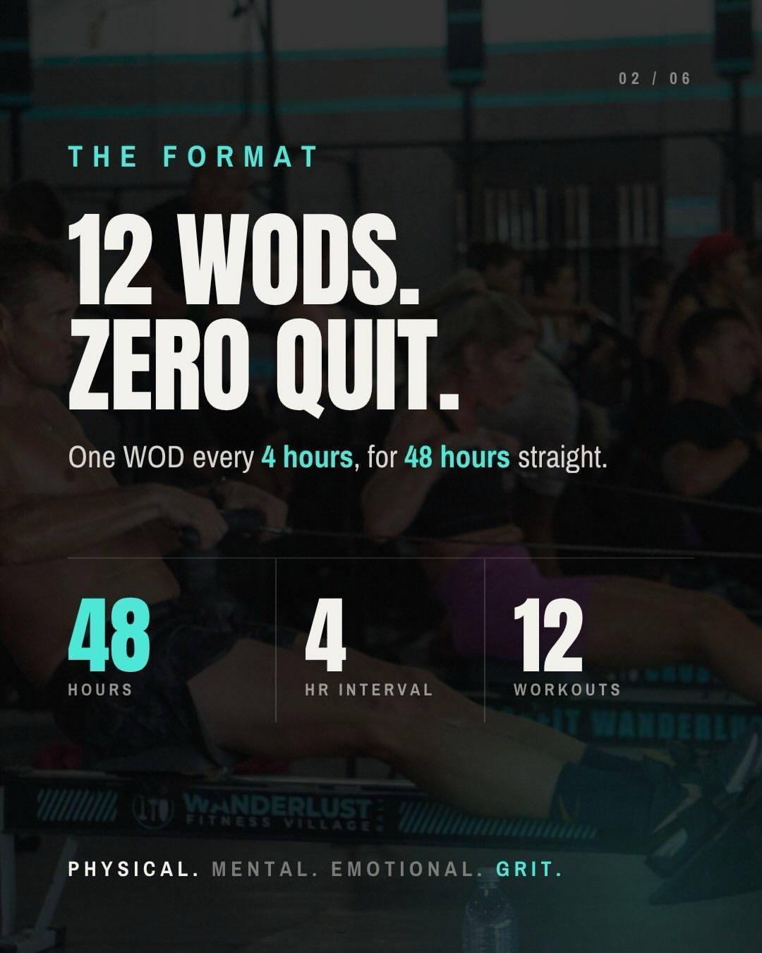 The 4 x 48 Mental Health Smasher at Wanderlust Fitness Village