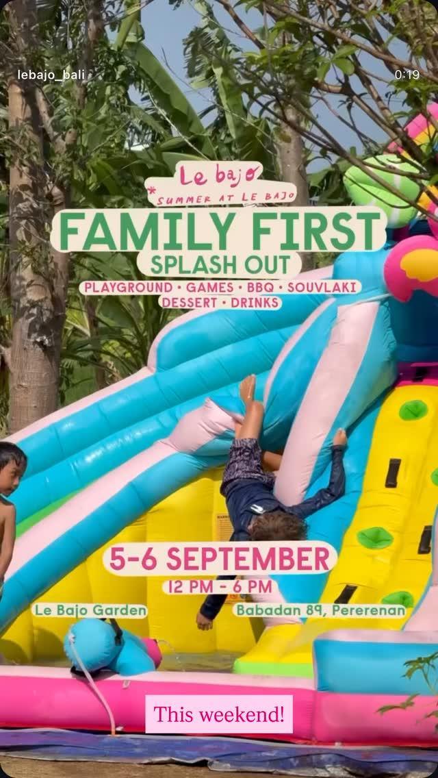 Family First Splash Out at Le Bajo Bali Family First Splash Out at Le Bajo Bali