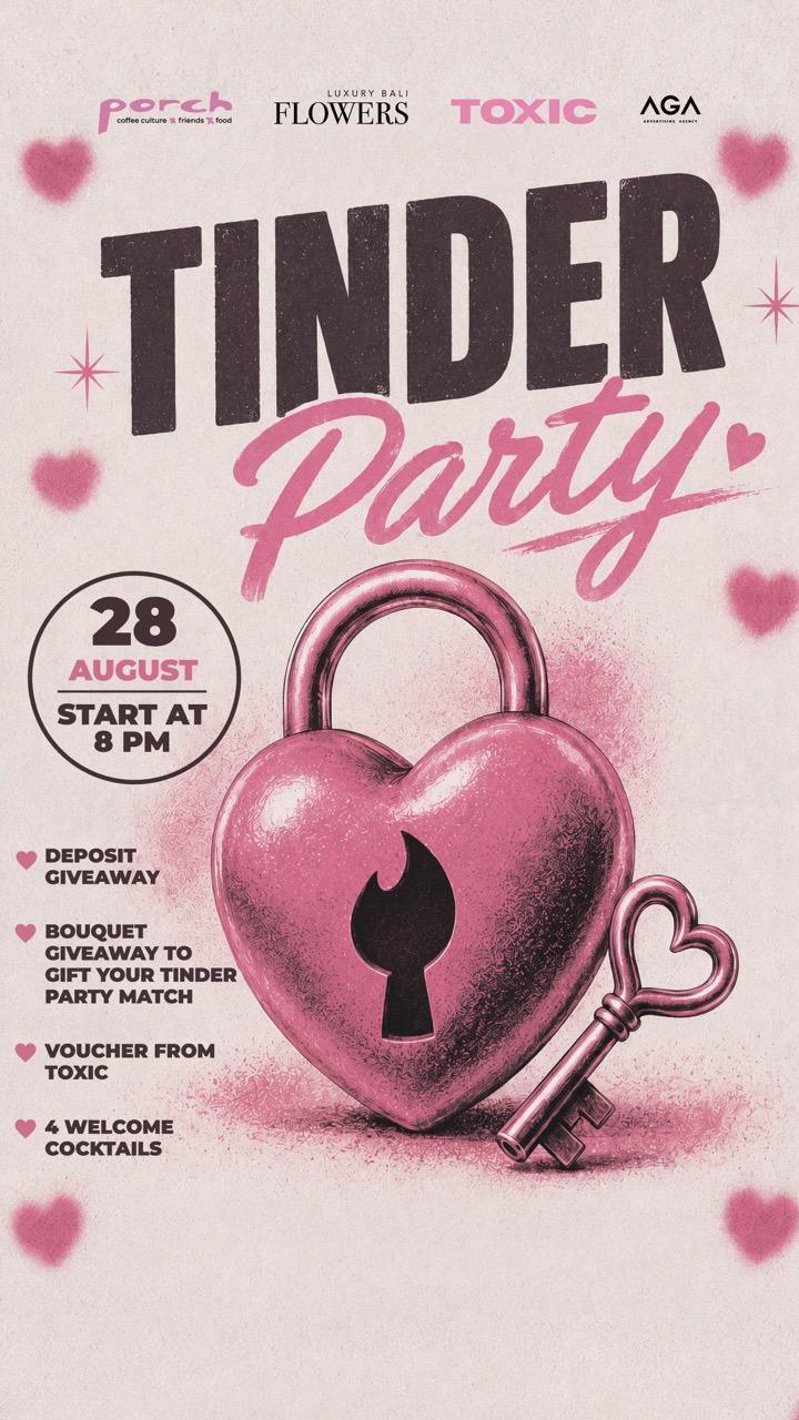 Tinder Party at Porch Bali