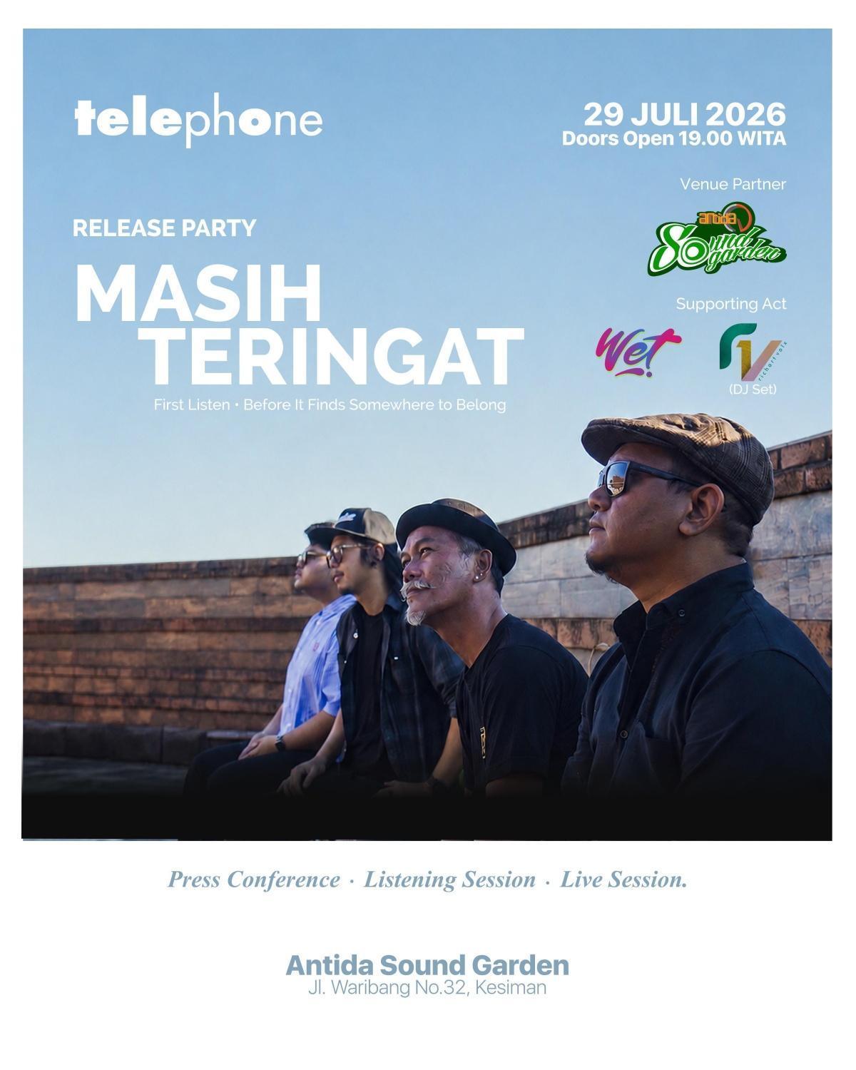 Telephone - Masih Teringat First Listening at Antida Sound Garden Telephone - Masih Teringat First Listening at Antida Sound Garden