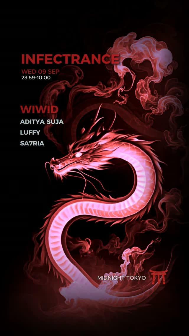Infectrance — Wednesday Techno Night at Midnight Tokyo Bali Infectrance — Wednesday Techno Night at Midnight Tokyo Bali