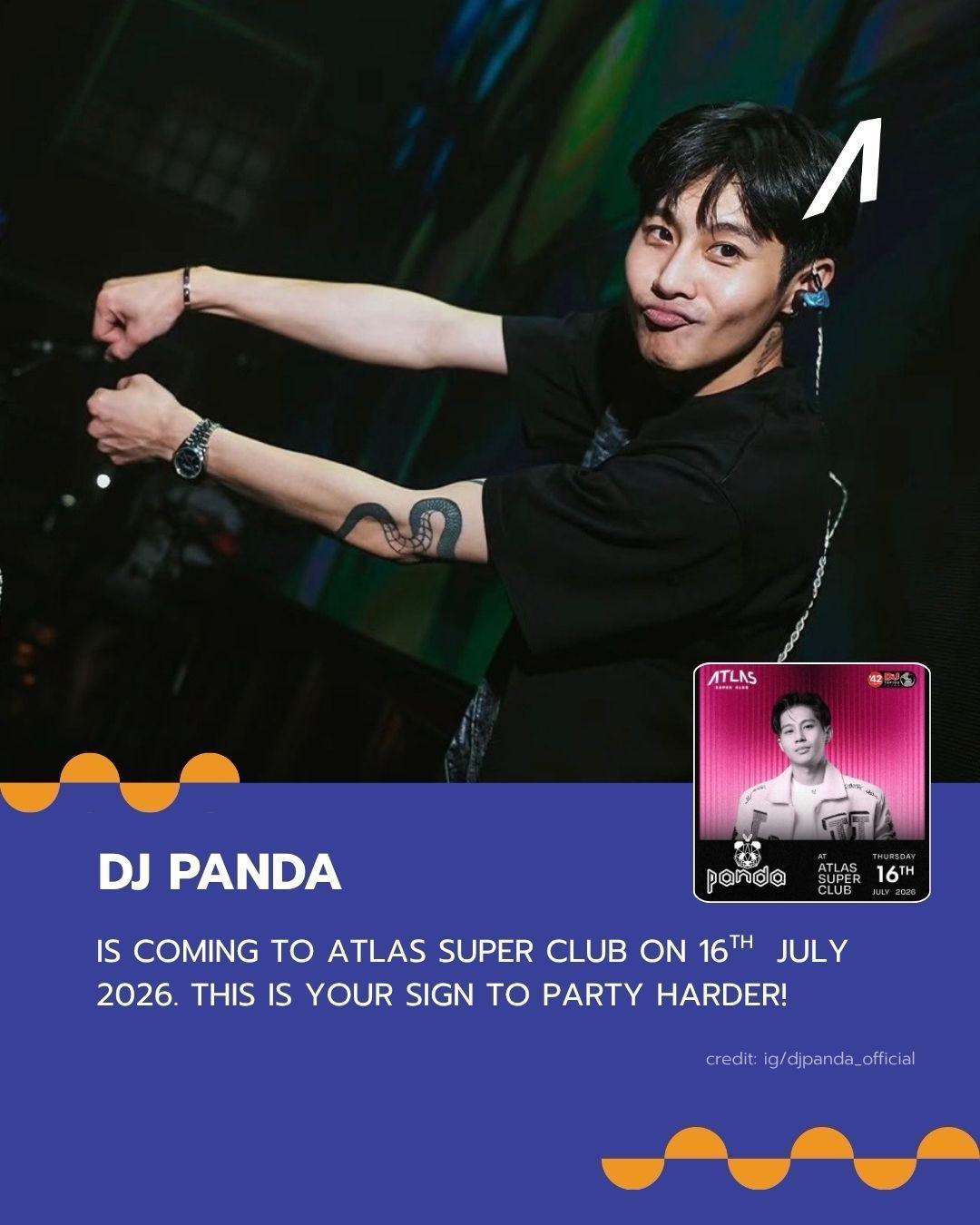 DJ Panda at Atlas Superclub DJ Panda at Atlas Superclub