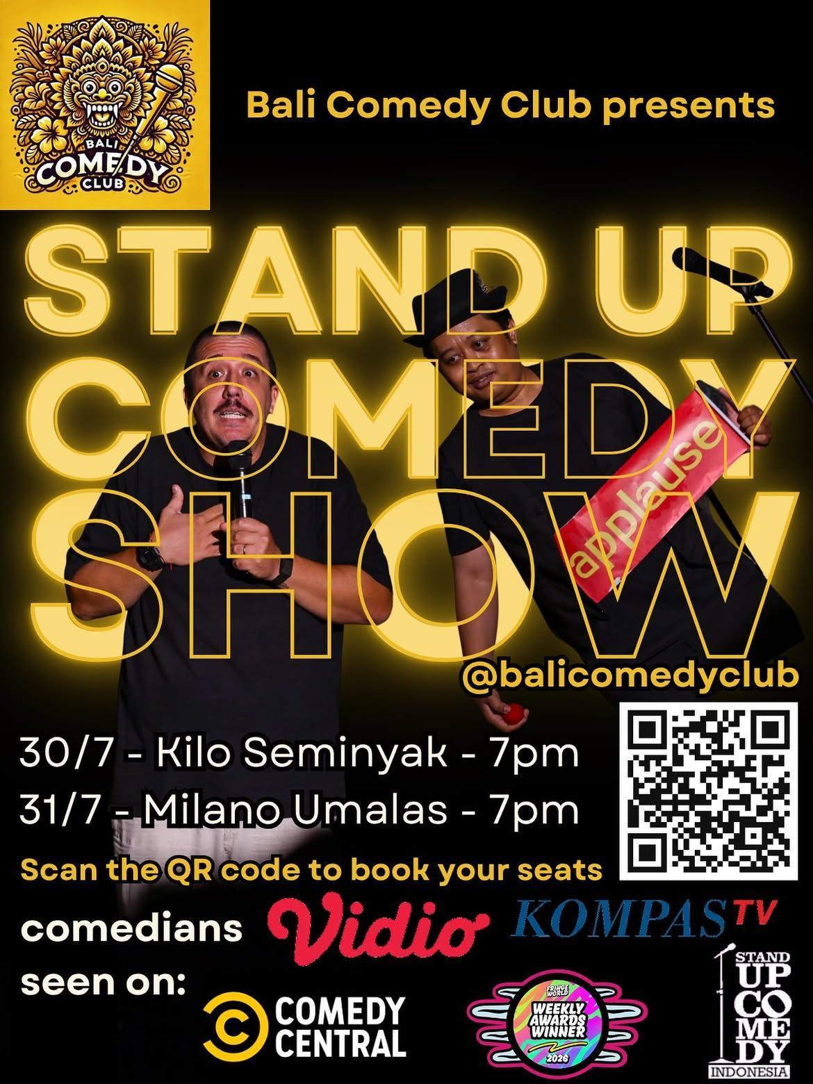 Stand Up Comedy Show at Kilo Kitchen Bali 