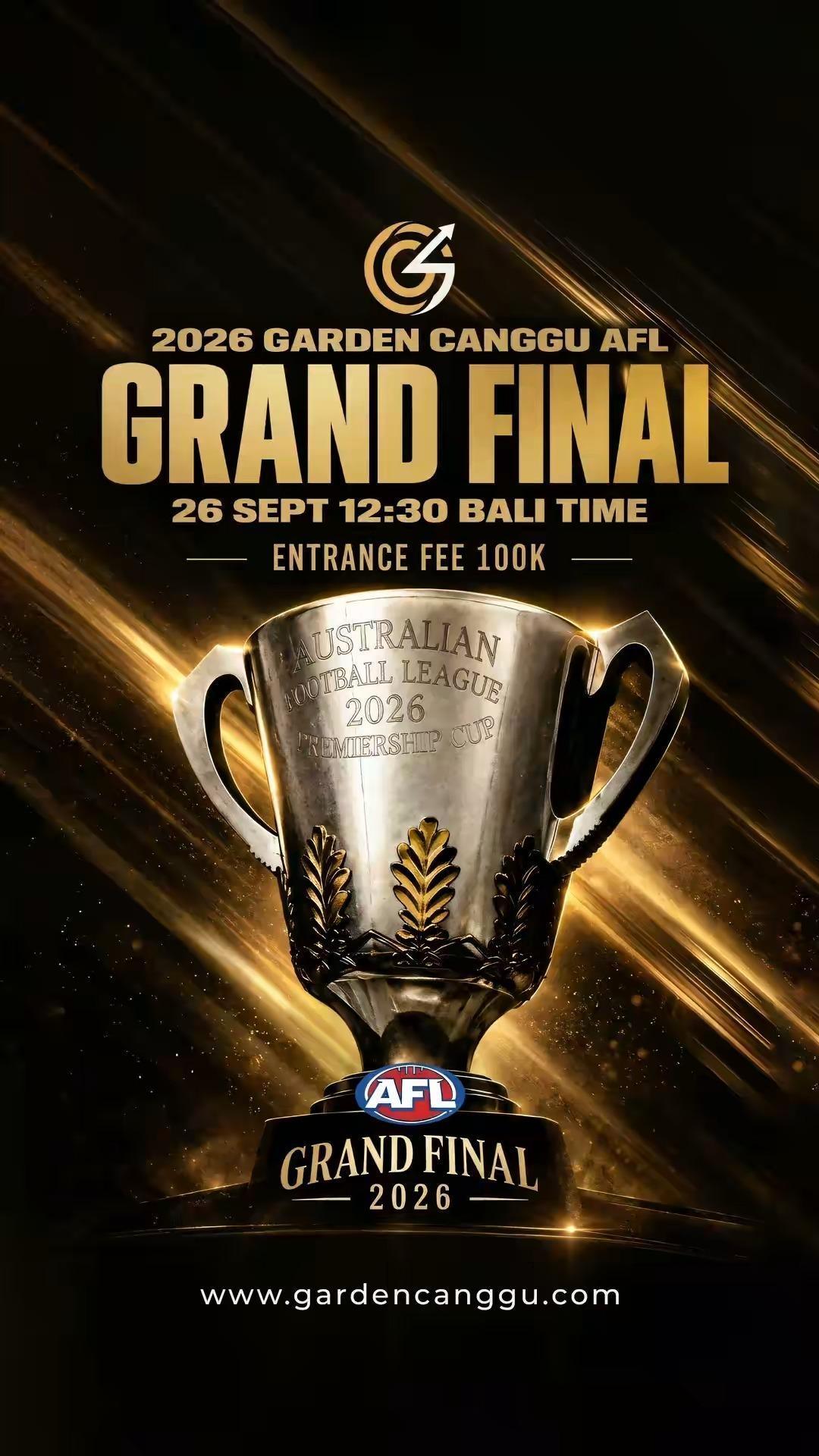 2026 AFL Grand Final at Garden Canggu 2026 AFL Grand Final at Garden Canggu
