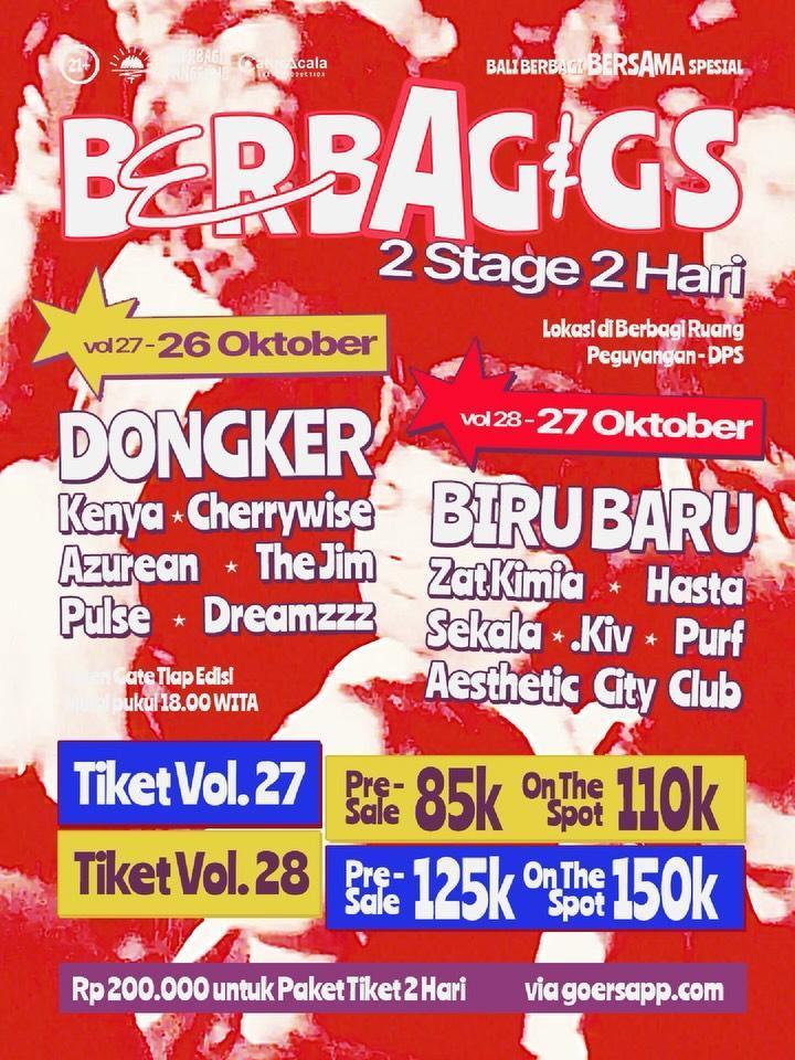 Berbagigs Vol. 27 & 28 at Berbagi Ruang