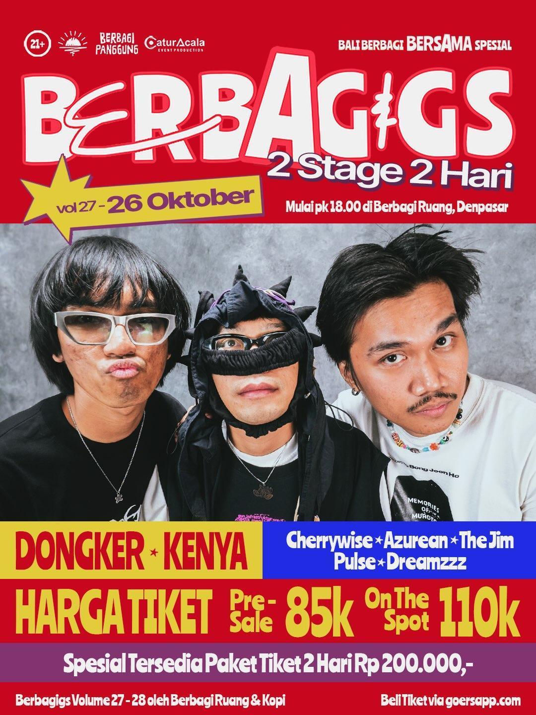 Berbagigs Vol. 27 & 28 at Berbagi Ruang