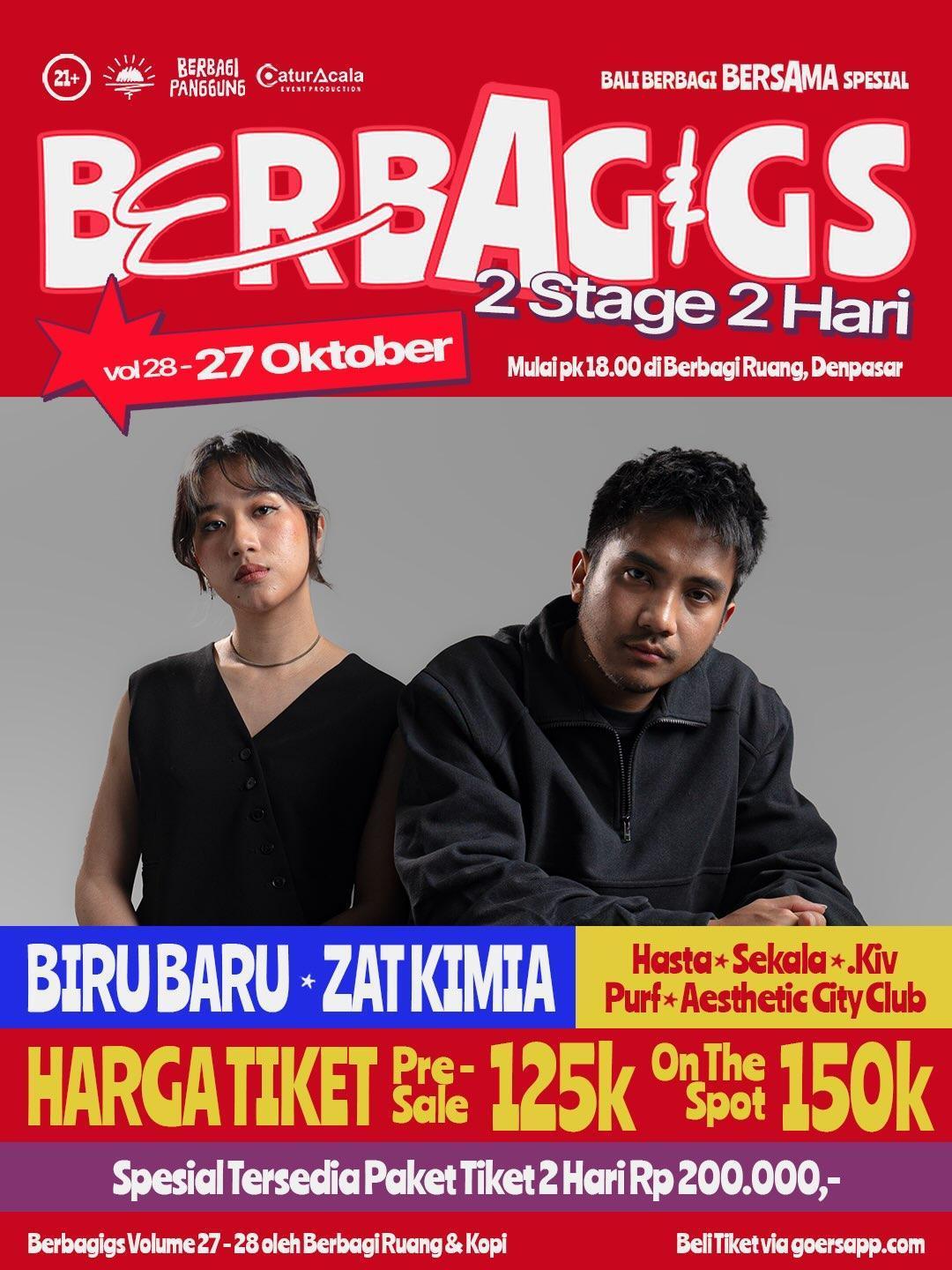 Berbagigs Vol. 27 & 28 at Berbagi Ruang Berbagigs Vol. 27 & 28 at Berbagi Ruang