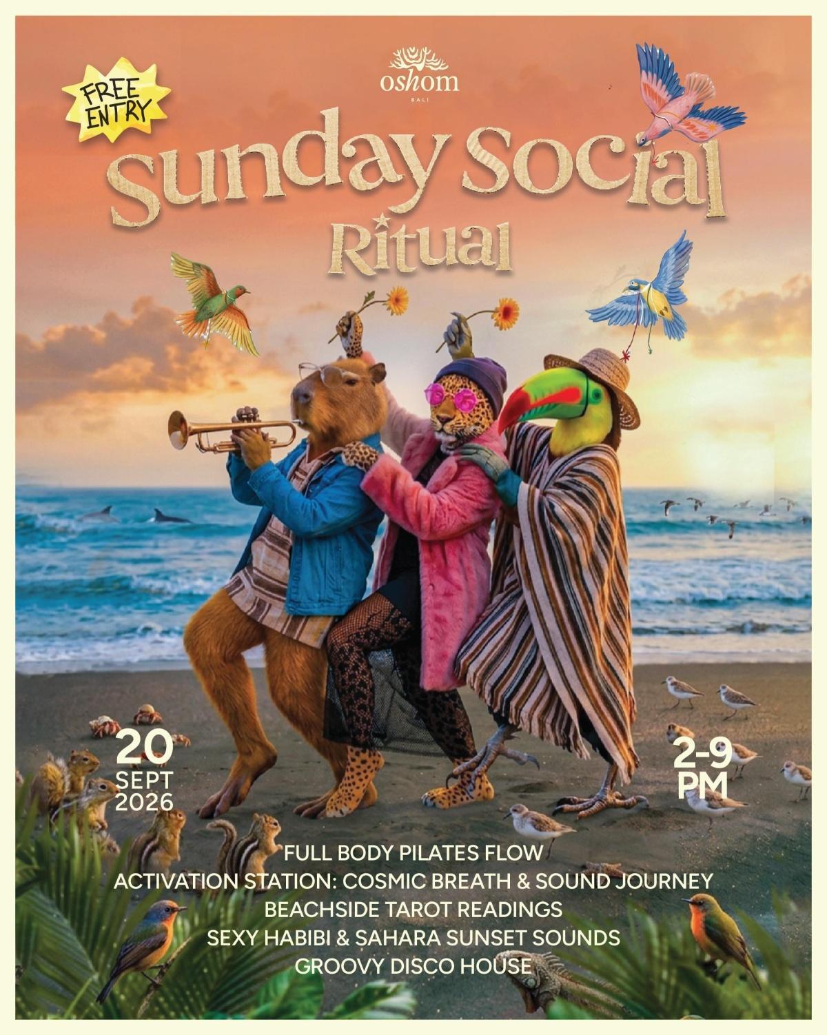 Sunday Social Ritual at Oshom Bali Sunday Social Ritual at Oshom Bali