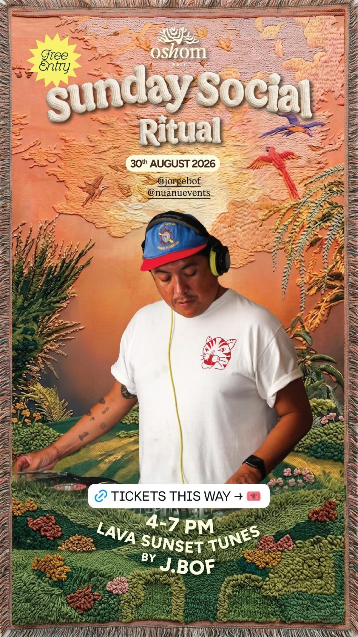 Sunday Social Ritual: Yin Yoga & Sound Bath with Arrifah at Oshom Bali Sunday Social Ritual: Yin Yoga & Sound Bath with Arrifah at Oshom Bali