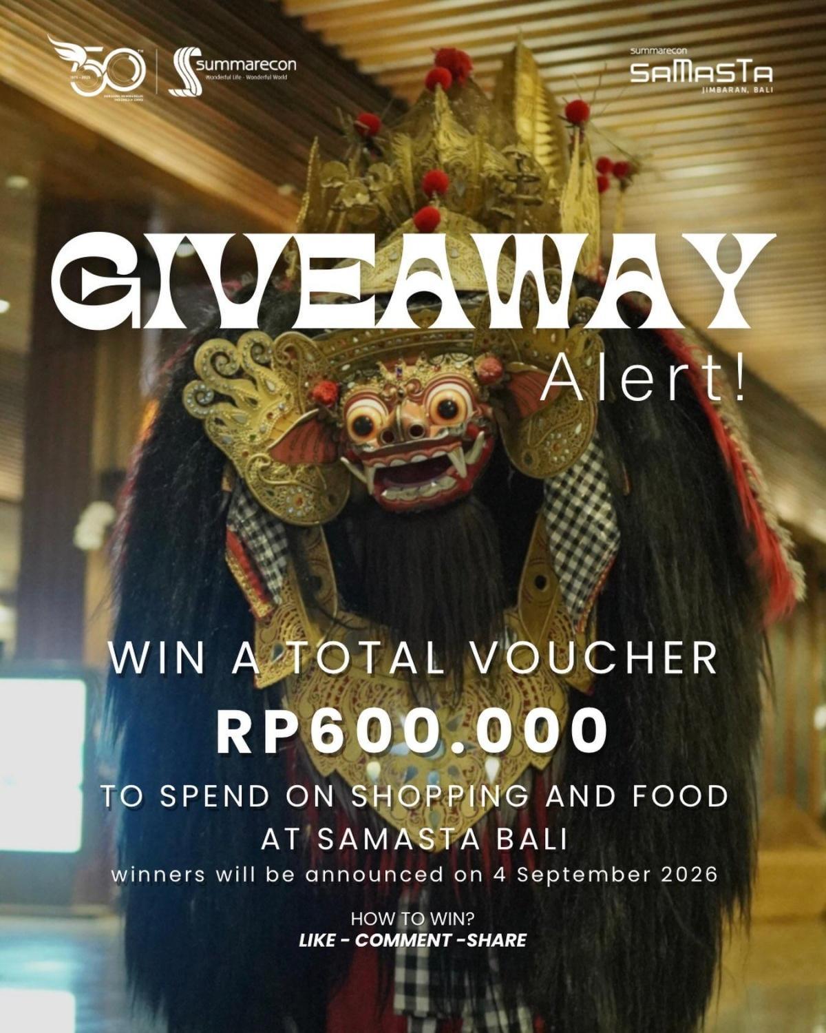 Samasta Bali Friday Giveaway Samasta Bali Friday Giveaway