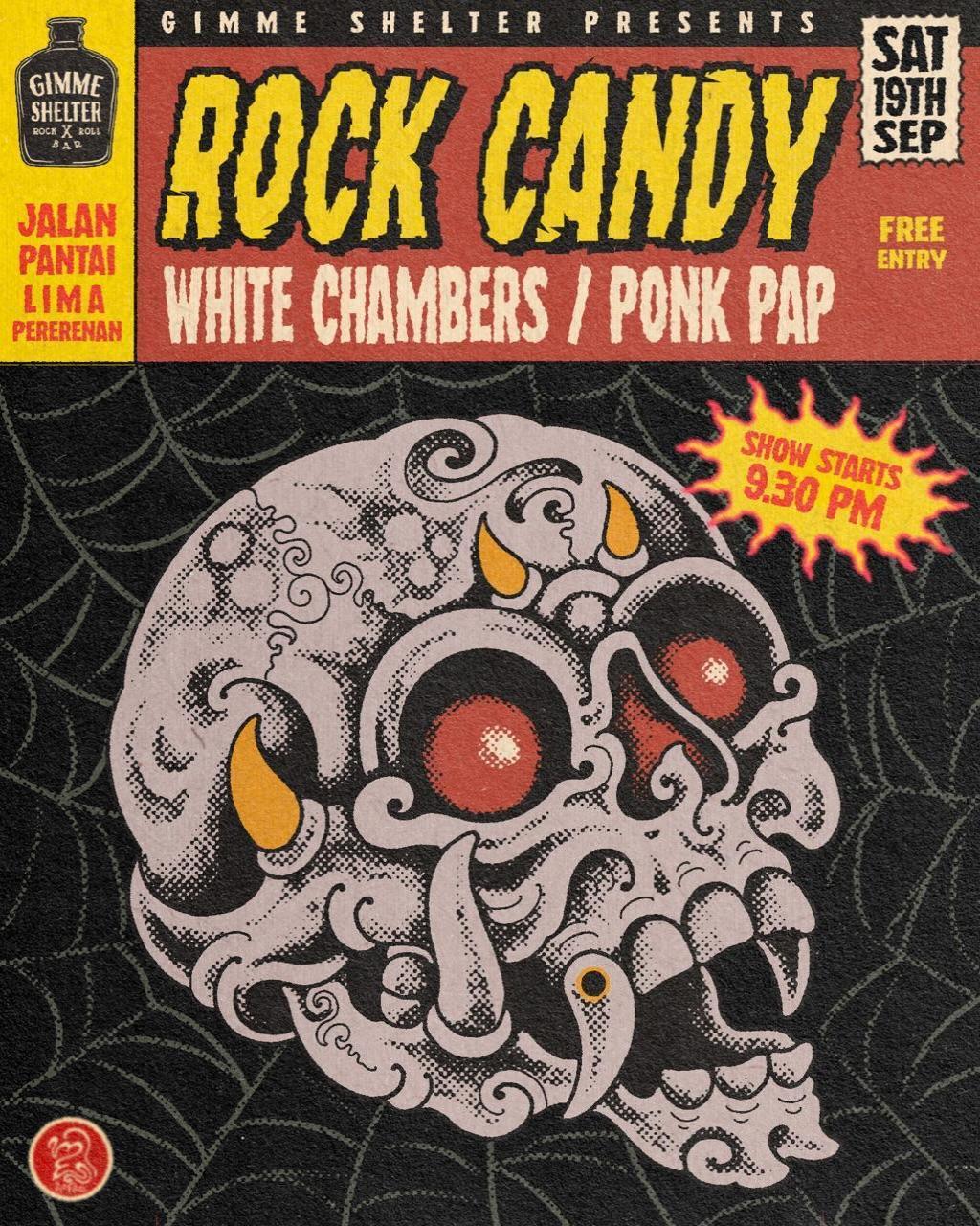 Rock Candy Band, White Chambers, Ponk Pap - Gimme Shelter Bali Rock Candy Band, White Chambers, Ponk Pap - Gimme Shelter Bali