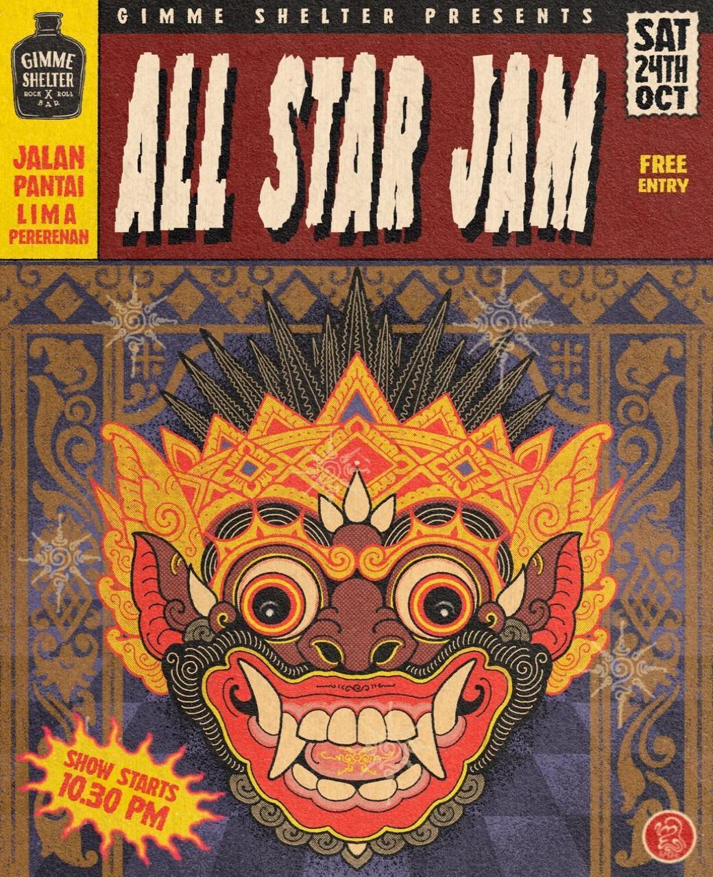 All Star Jam - Gimme Shelter Bali All Star Jam - Gimme Shelter Bali