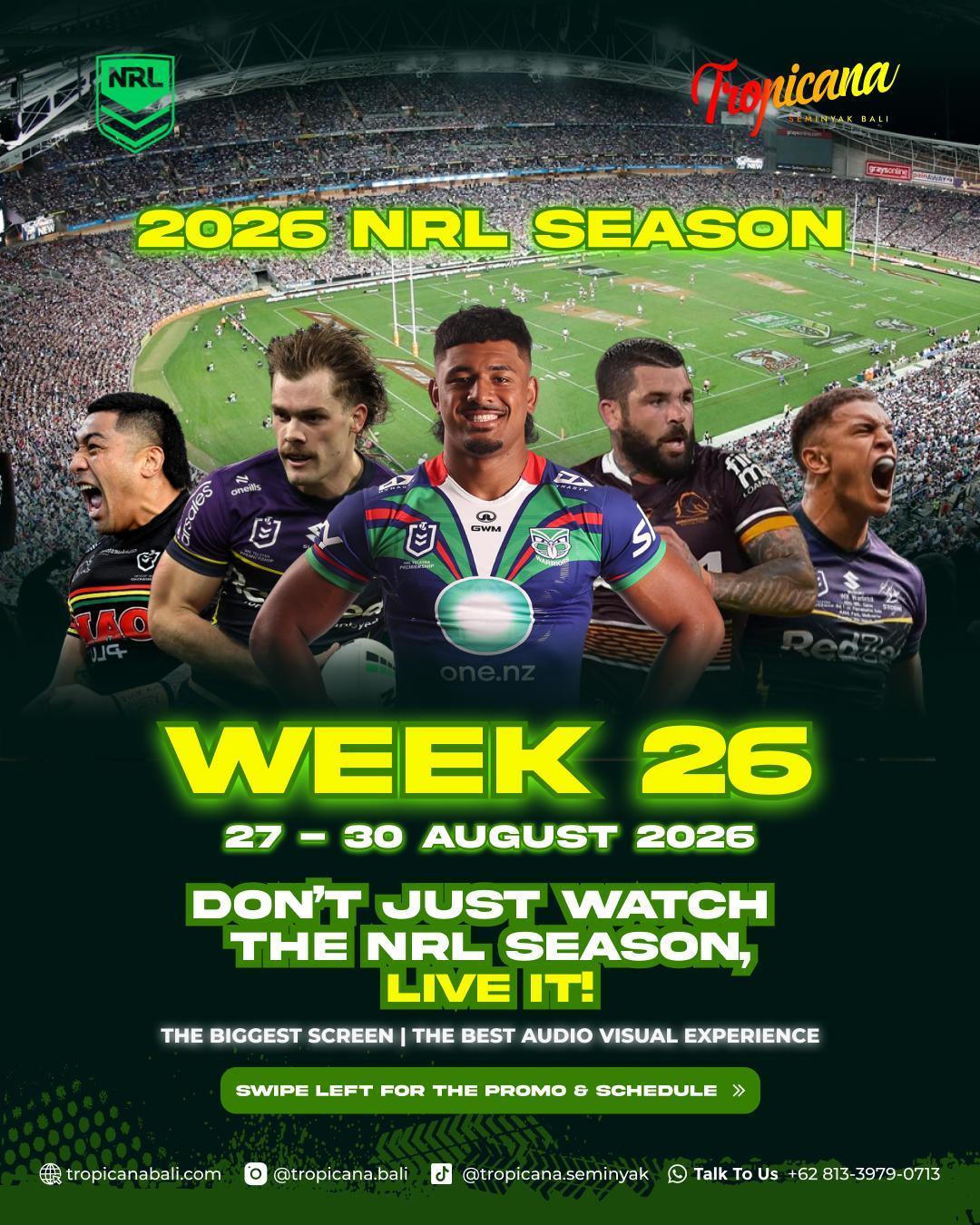 AFL Qualifying & Elimination Finals 2026 at Tropicana Bali AFL Qualifying & Elimination Finals 2026 at Tropicana Bali