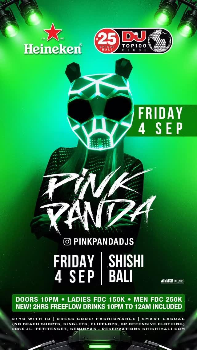 Pink Panda at ShiShi Bali Pink Panda at ShiShi Bali