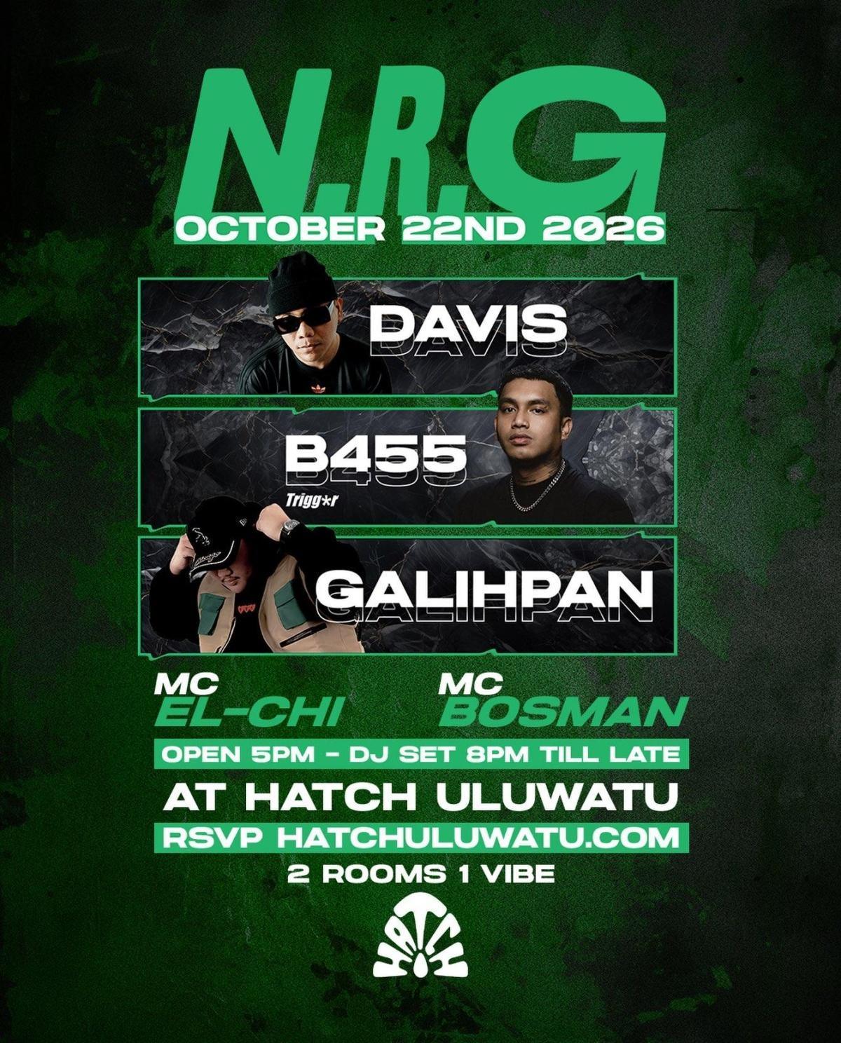 The NRG continues at Hatch Uluwatu The NRG continues at Hatch Uluwatu