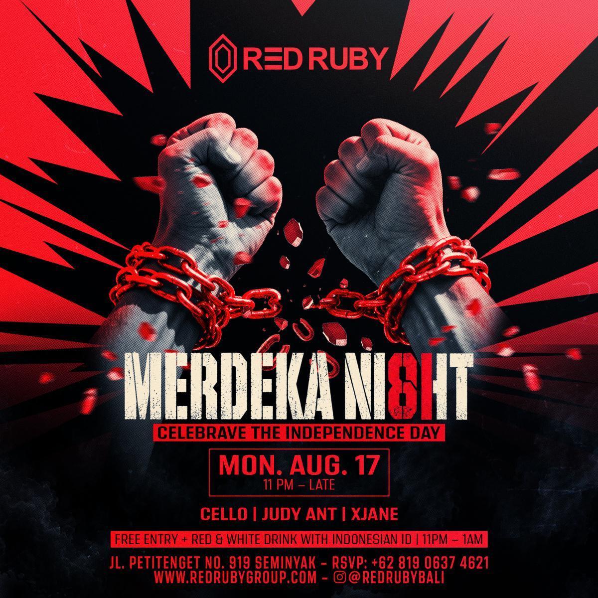 Merdeka Night at Red Ruby Merdeka Night at Red Ruby