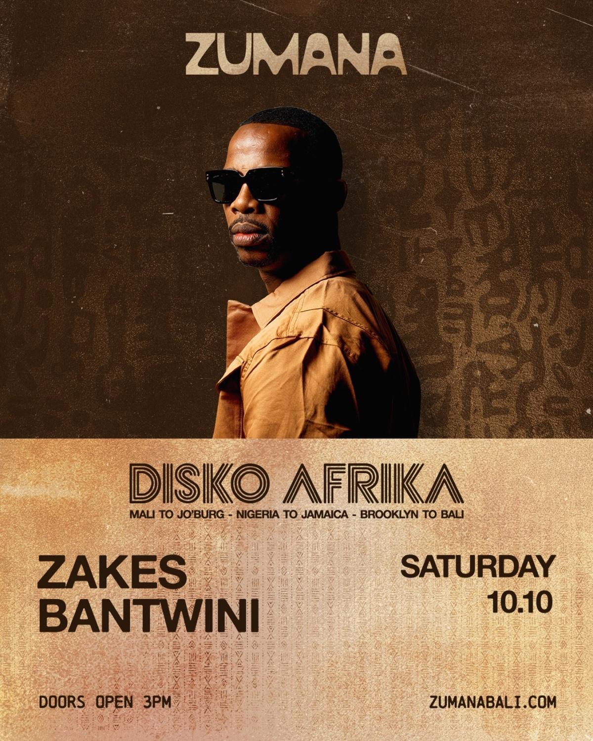 Zakes Bantwini with Disko Afrika at Zumana Bali