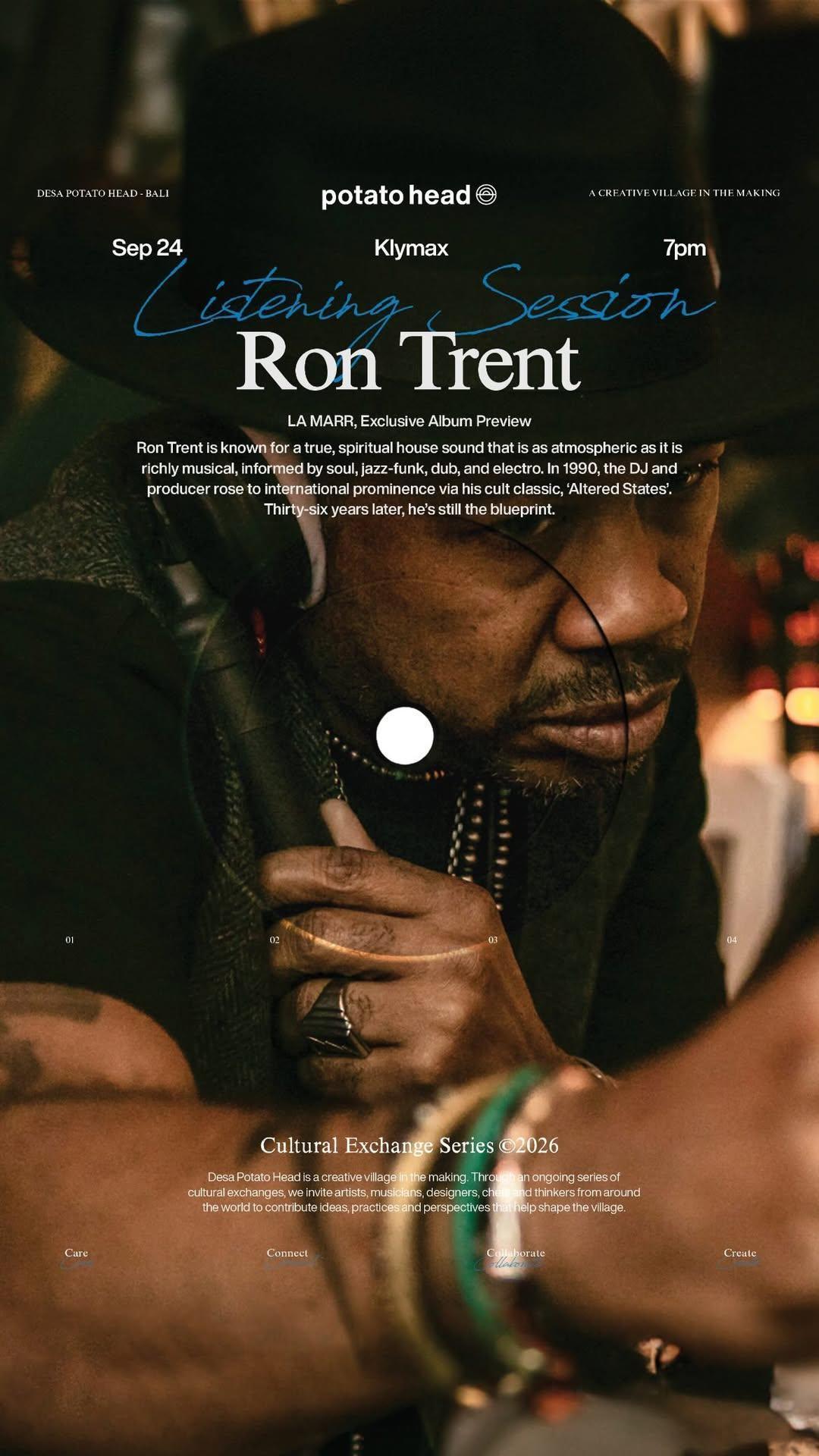 Listening Session with Ron Trent at Klymax Discotheque Listening Session with Ron Trent at Klymax Discotheque