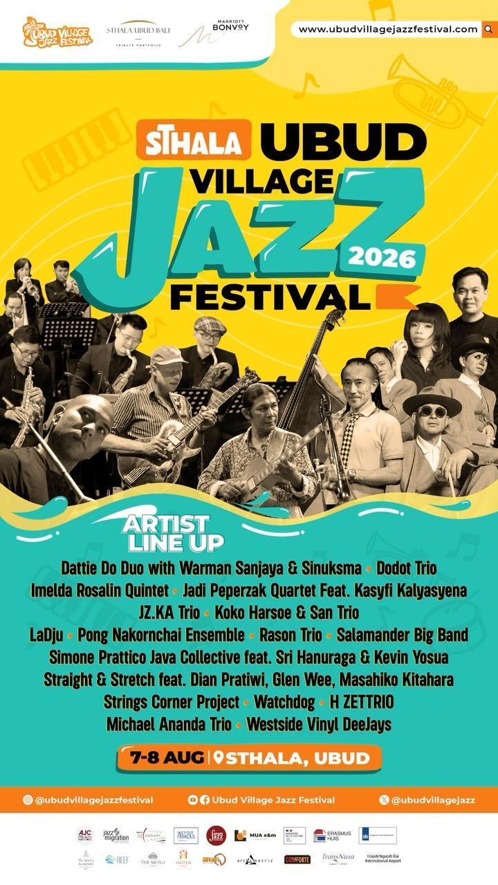 Ubud Village Jazz Festival 2026 at Konser Bali Ubud Village Jazz Festival 2026 at Konser Bali